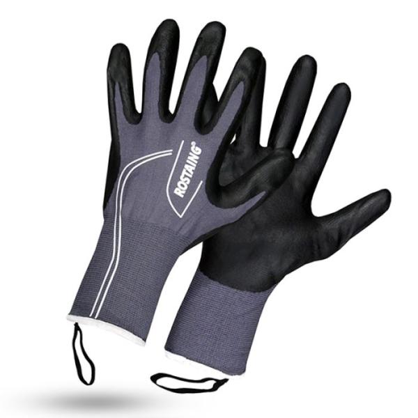 Rostaing - Gants de jardinage noir - Taille 9 - face recto